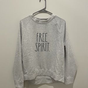Rae Dunn - Free Spirit Gray Pullover